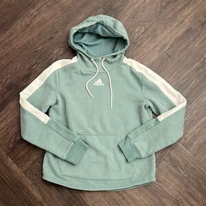 Adidas Washed Blue Green hoodie size XS